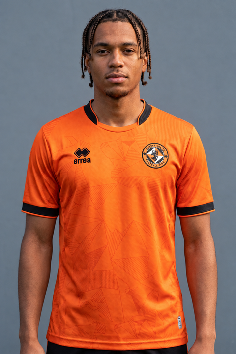 AI recreation of the Dundee United home 2024/25 shirt, generated by Kitlist from its documented design record.