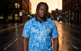AI recreation of the England third 1989-91 shirt, generated by Kitlist from its documented design record.