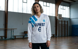 AI recreation of the Olympique Marseille home 1993 shirt, generated by Kitlist from its documented design record.