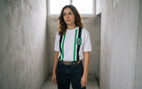 AI recreation of the Borussia Mönchengladbach home 1974 shirt, generated by Kitlist from its documented design record.