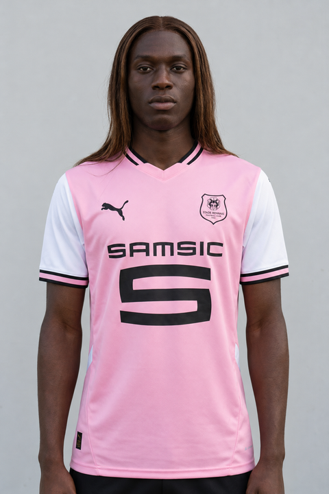 AI recreation of the Stade Rennais third 2026/27 shirt, generated by Kitlist from its documented design record.