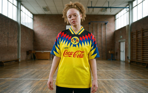 AI recreation of the Club América home 1994/95 shirt, generated by Kitlist from its documented design record.