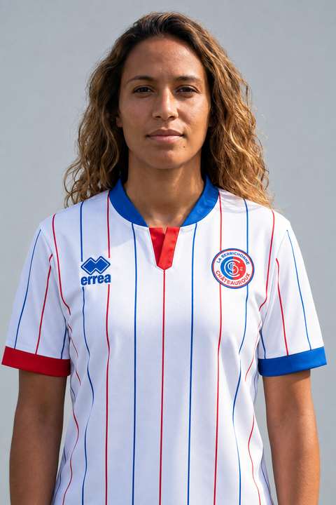 AI recreation of the La Berrichonne de Châteauroux away 2023/24 shirt, generated by Kitlist from its documented design record.
