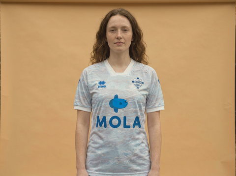 AI recreation of the Como 1907 away 2022/23 shirt, generated by Kitlist from its documented design record.