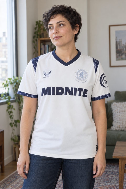 AI recreation of the Middlesbrough FC away 2026/27 shirt, generated by Kitlist from its documented design record.