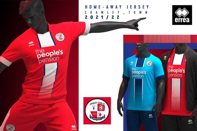 Crawley Town F.C. Home Shirt 2021/22
